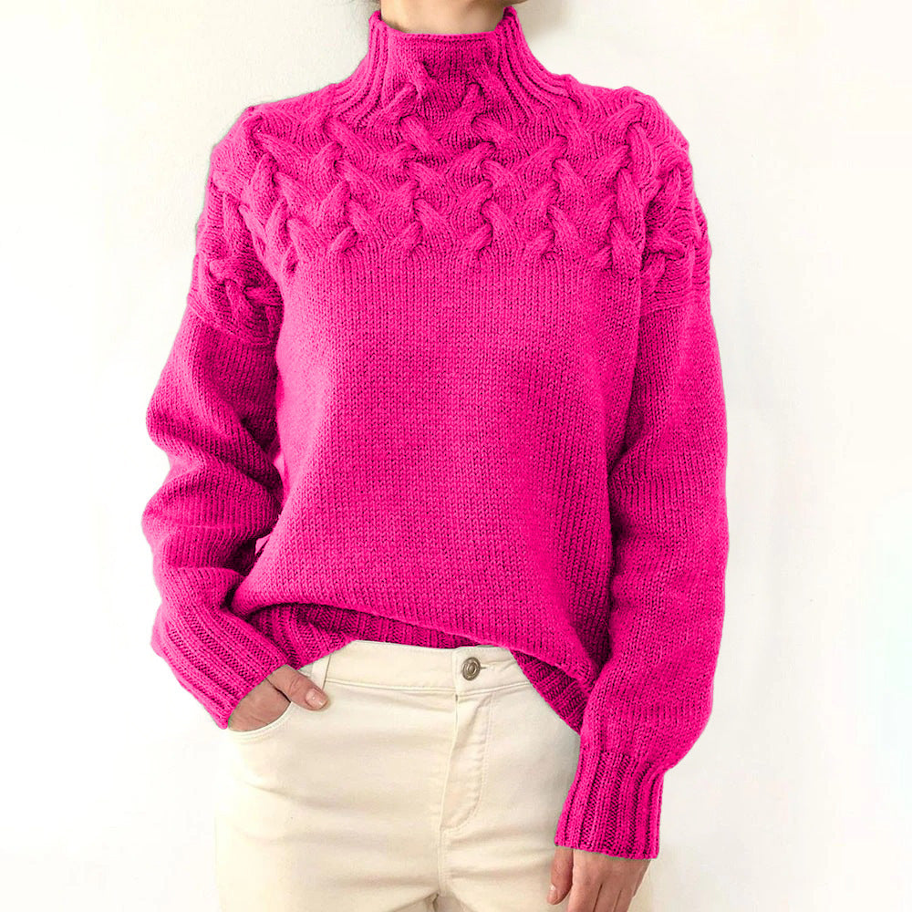 Elena | Warm Knitted Turtleneck - Alurea & Co.