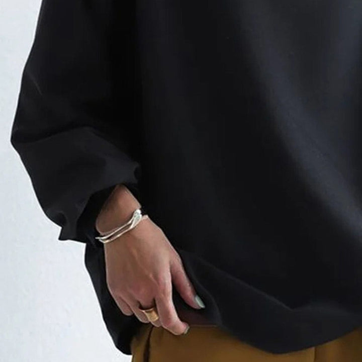 Lisa | High-Neck Casual Top - Alurea & Co.