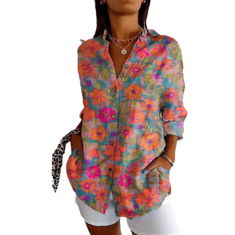 Vaella – Colorful Printed Blouse