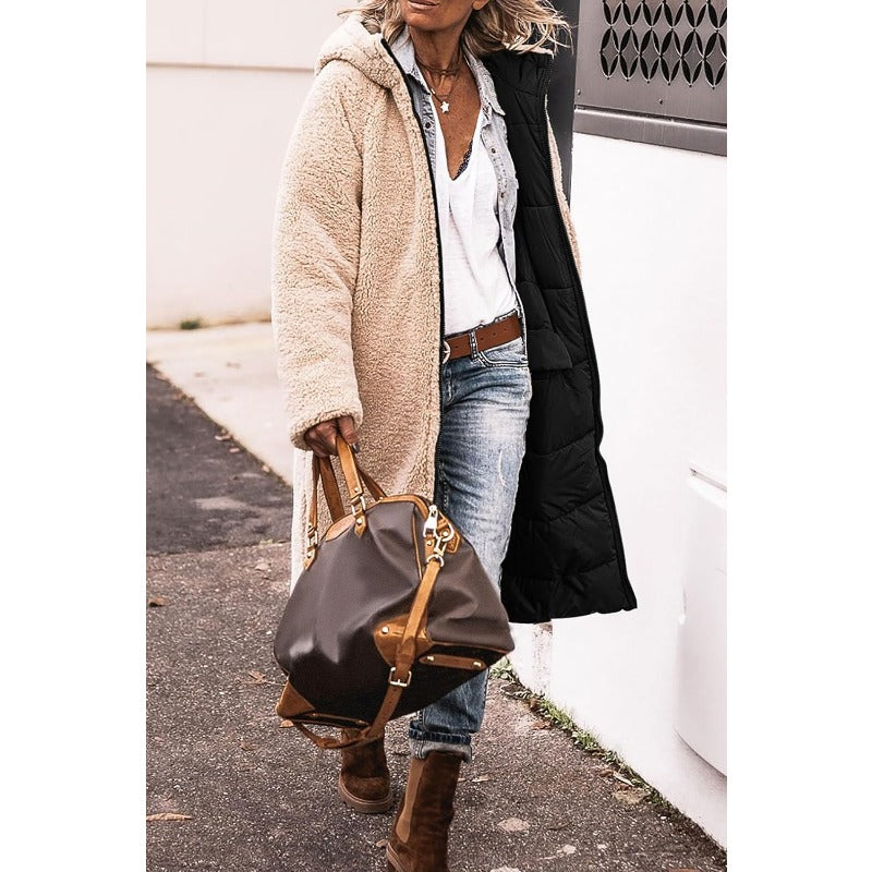 Elegant Reversible Coat for Women - Alurea & Co.
