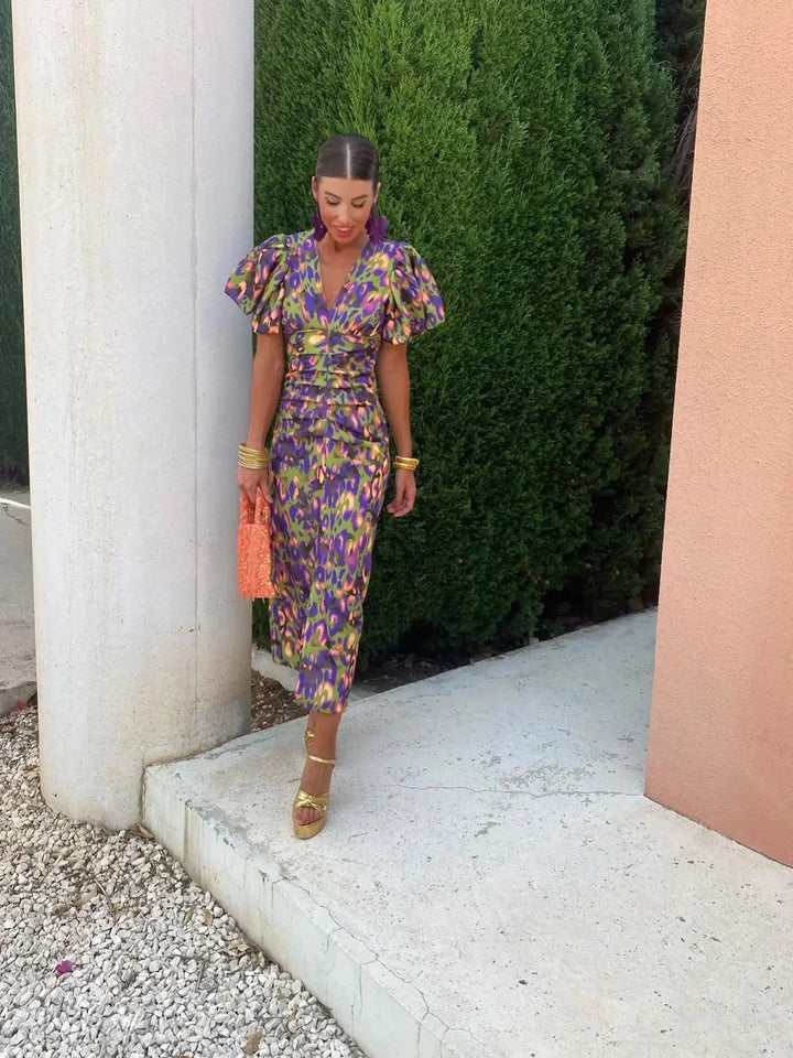 Eleanor | Dress with Puff Sleeves