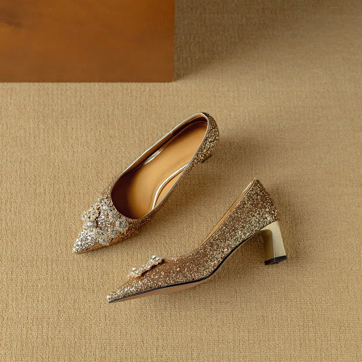Gloria Glitter Pumps - Alurea & Co.