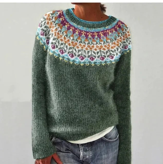 Julia | Retro Winter Sweater - Alurea & Co.
