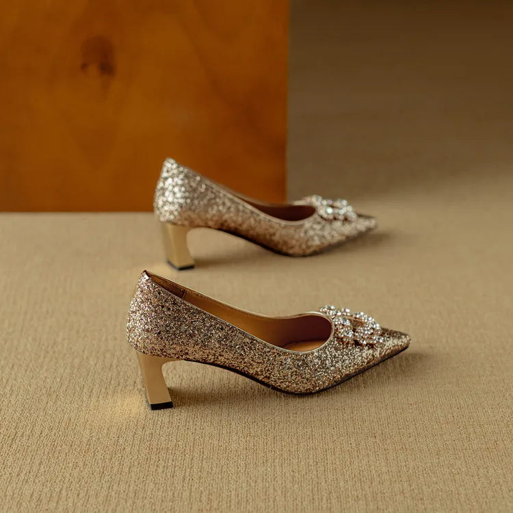 Gloria Glitter Pumps - Alurea & Co.