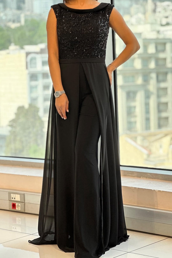 Valeria | Classic Sleeveless Jumpsuit - Alurea & Co.