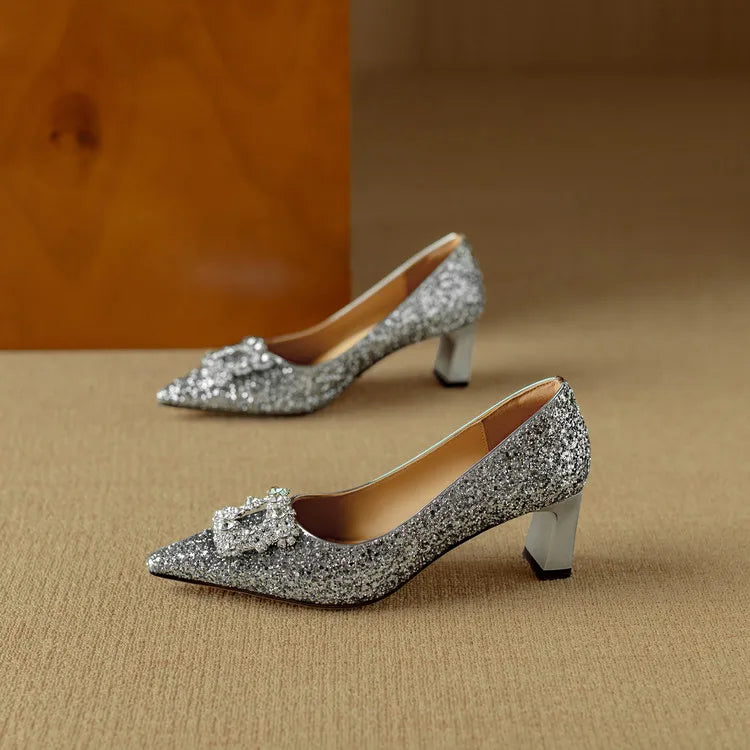 Gloria Glitter Pumps - Alurea & Co.