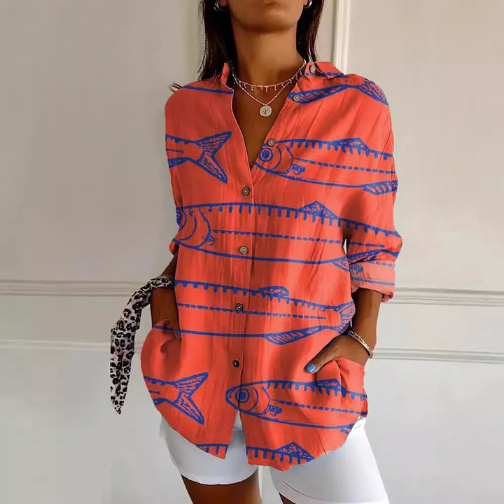 Vaella – Colorful Printed Blouse