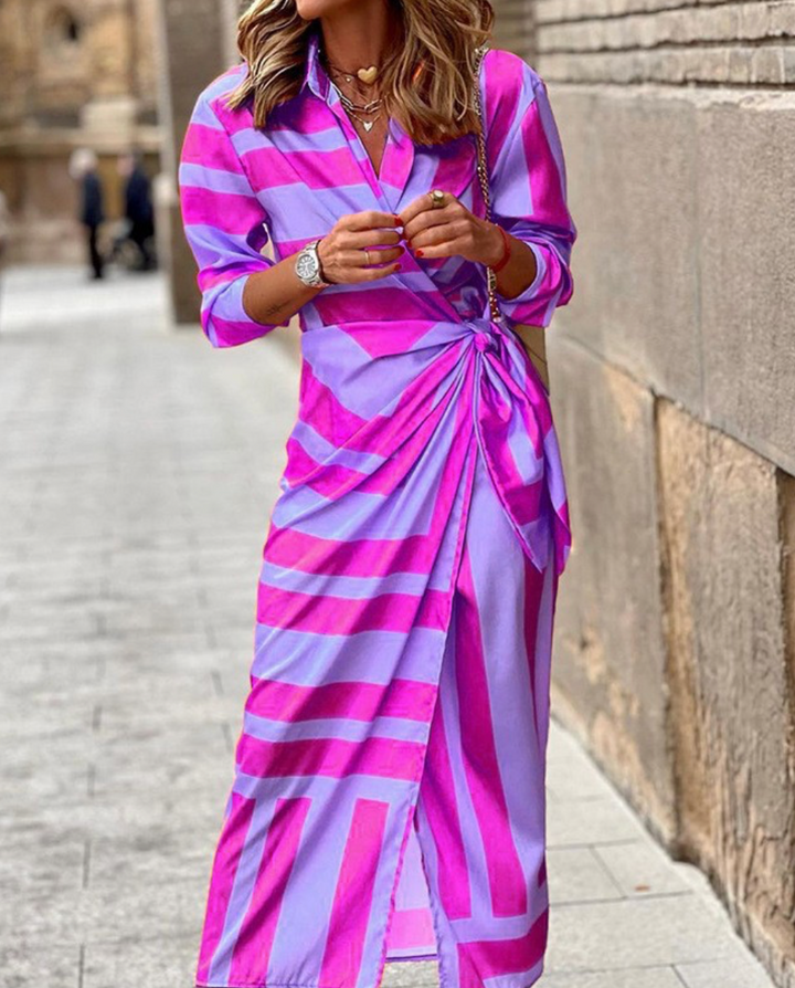 Josephine | Printed Wrap Dress