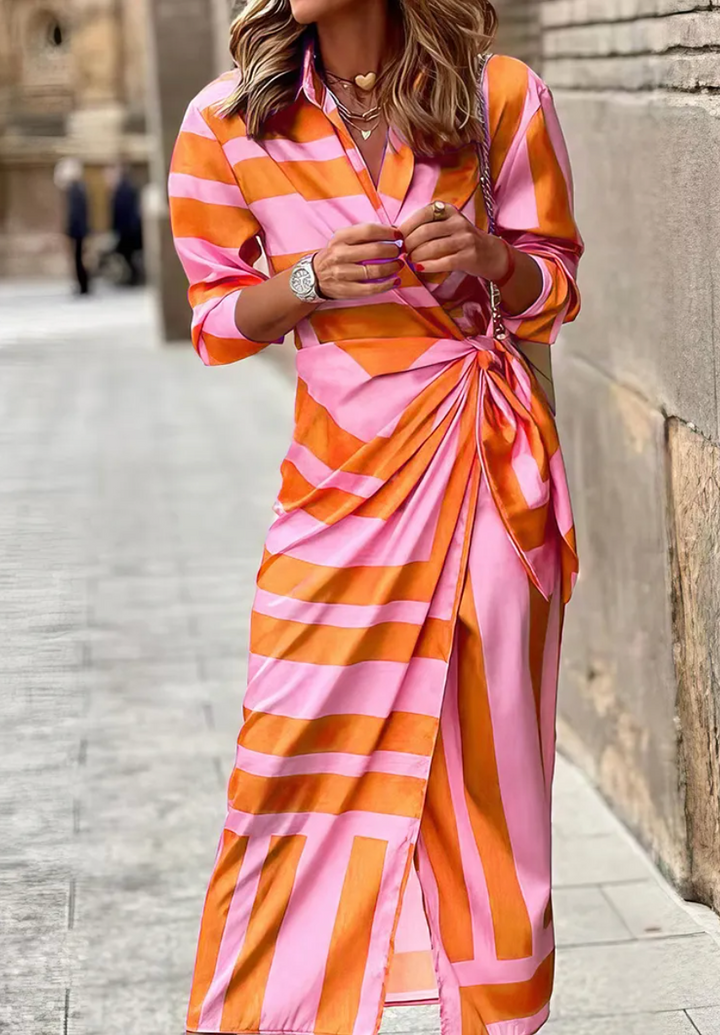 Josephine | Printed Wrap Dress