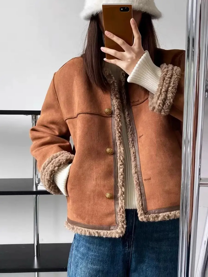 Aspen - Vintage Suede Style Jacket