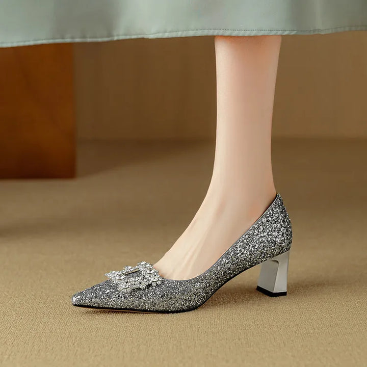 Gloria Glitter Pumps - Alurea & Co.