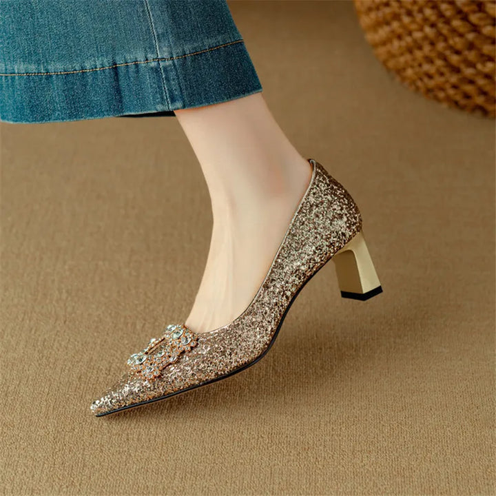 Gloria Glitter Pumps - Alurea & Co.