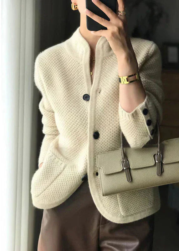 Arletta - Timeless Button-Front Cardigan Jacket - Alurea & Co.