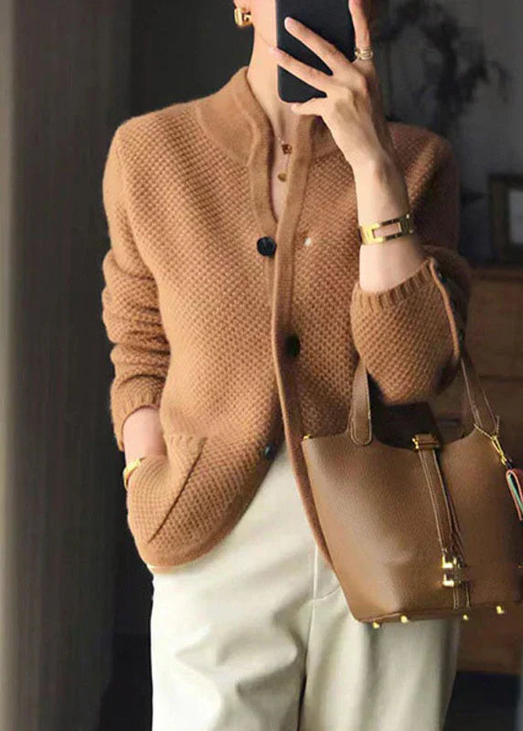 Arletta - Timeless Button-Front Cardigan Jacket - Alurea & Co.