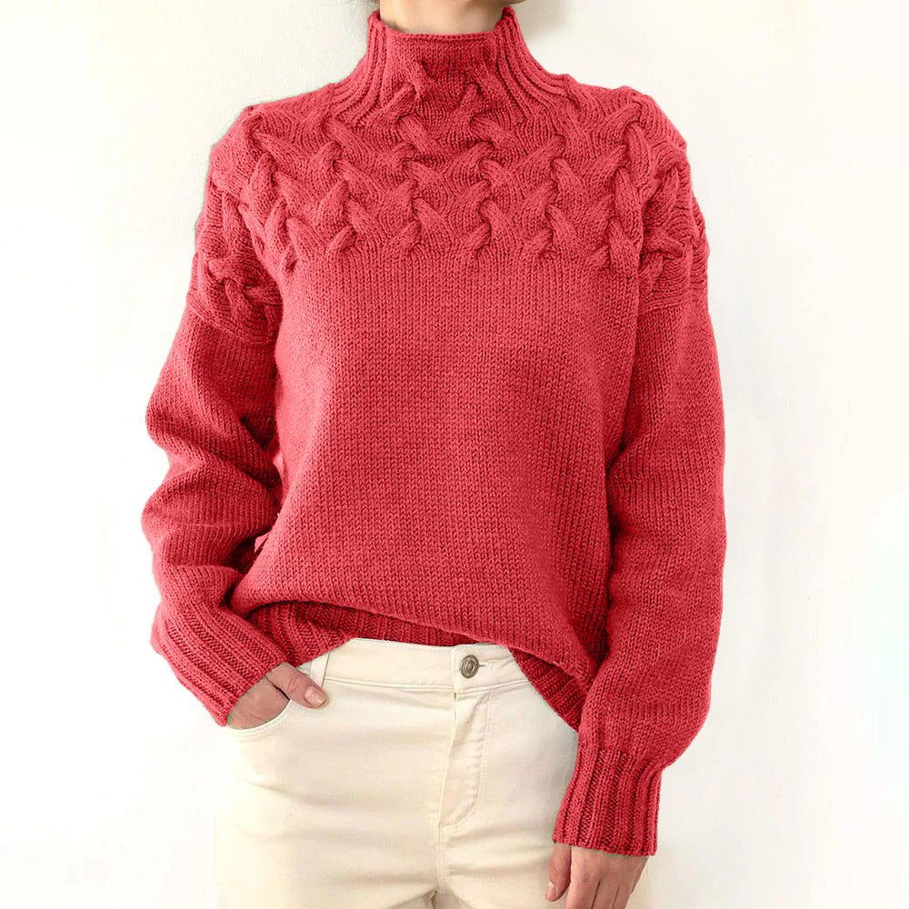 Elena | Warm Knitted Turtleneck - Alurea & Co.