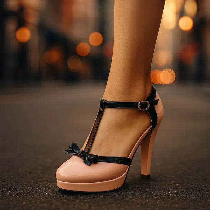BELLA BOW-TIE HEELS - Alurea & Co.