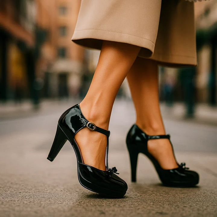 BELLA BOW-TIE HEELS - Alurea & Co.