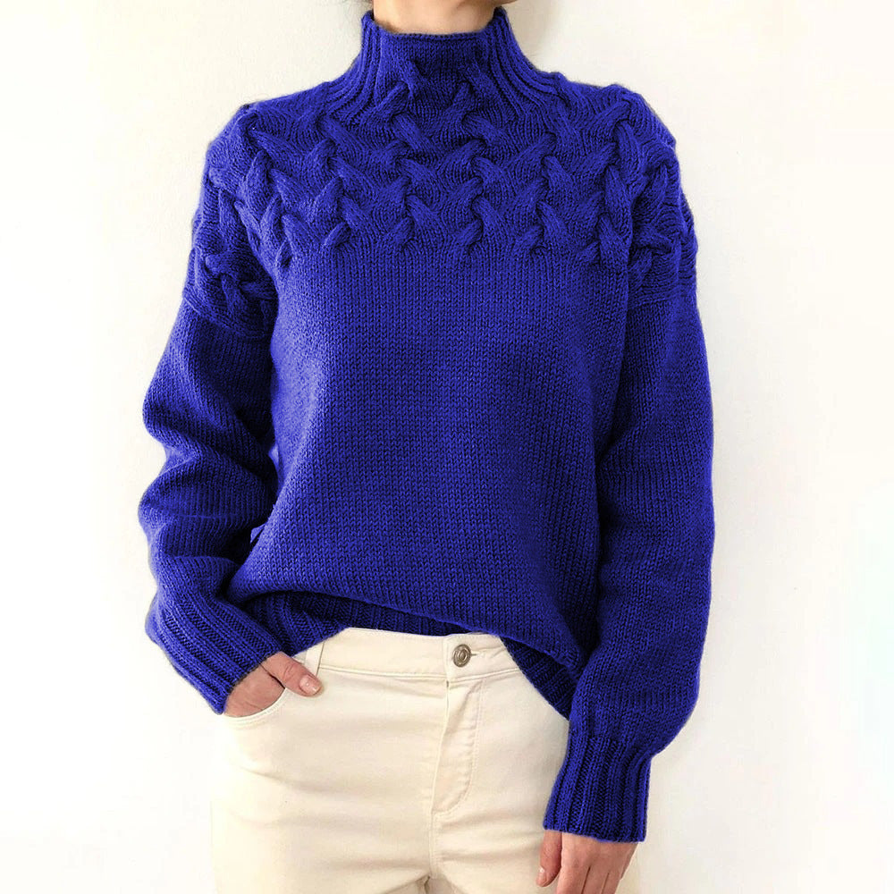 Elena | Warm Knitted Turtleneck - Alurea & Co.
