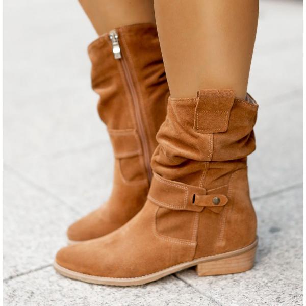 Maryam - Leather-Style Boots - Alurea & Co.