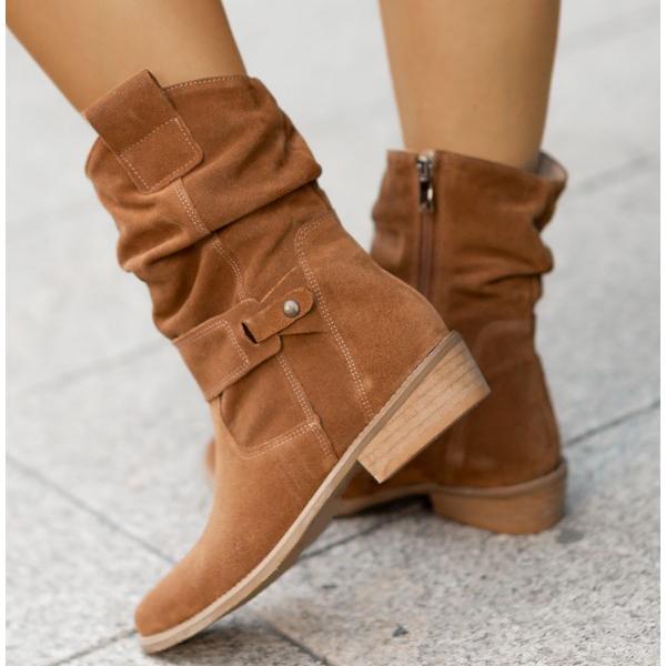 Maryam - Leather-Style Boots - Alurea & Co.