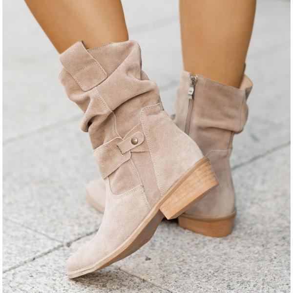 Maryam - Leather-Style Boots - Alurea & Co.