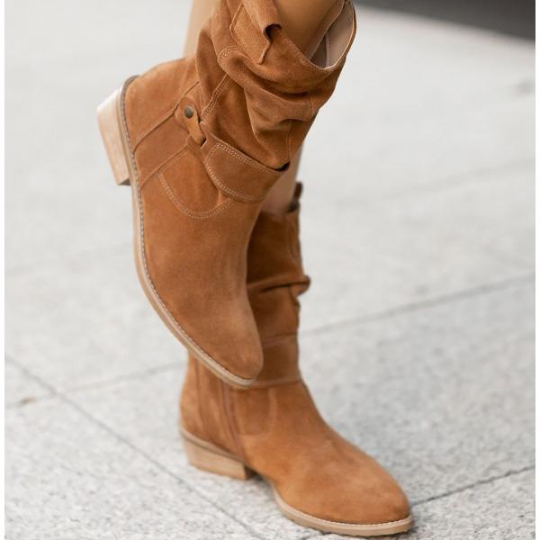 Maryam - Leather-Style Boots - Alurea & Co.