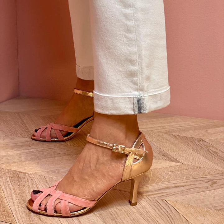 Isla | Strappy Spring Heeled Sandals