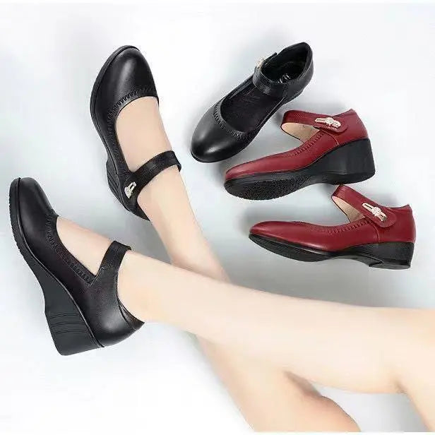 Lydia – Elegant Mid-Heel Comfort Shoes - Alurea & Co.