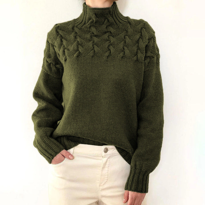 Elena | Warm Knitted Turtleneck - Alurea & Co.