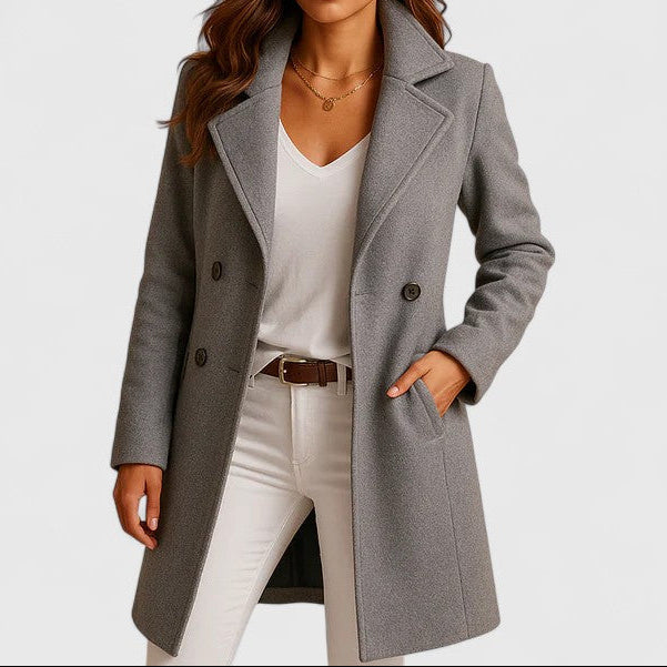 Rheya | Elegant Coat - Alurea & Co.