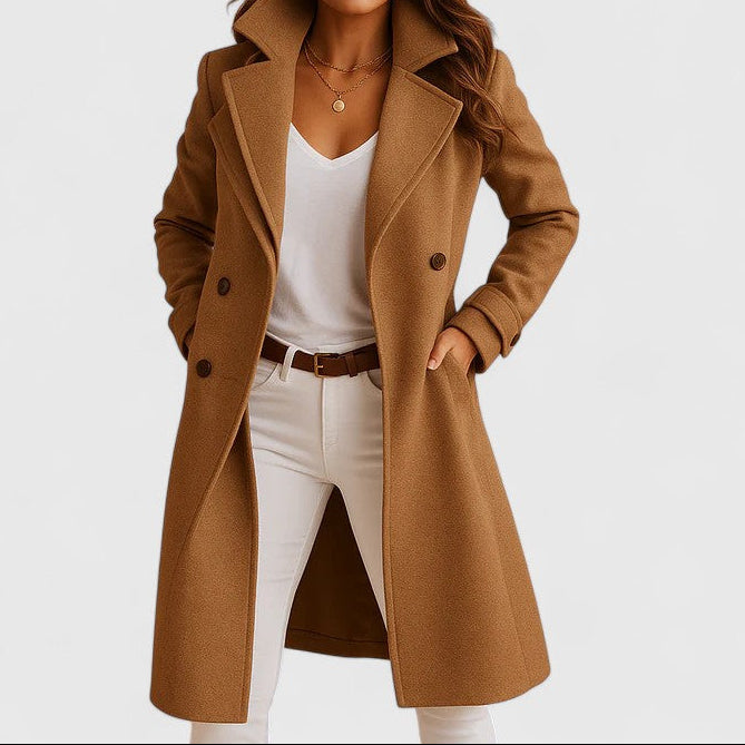 Rheya | Elegant Coat - Alurea & Co.