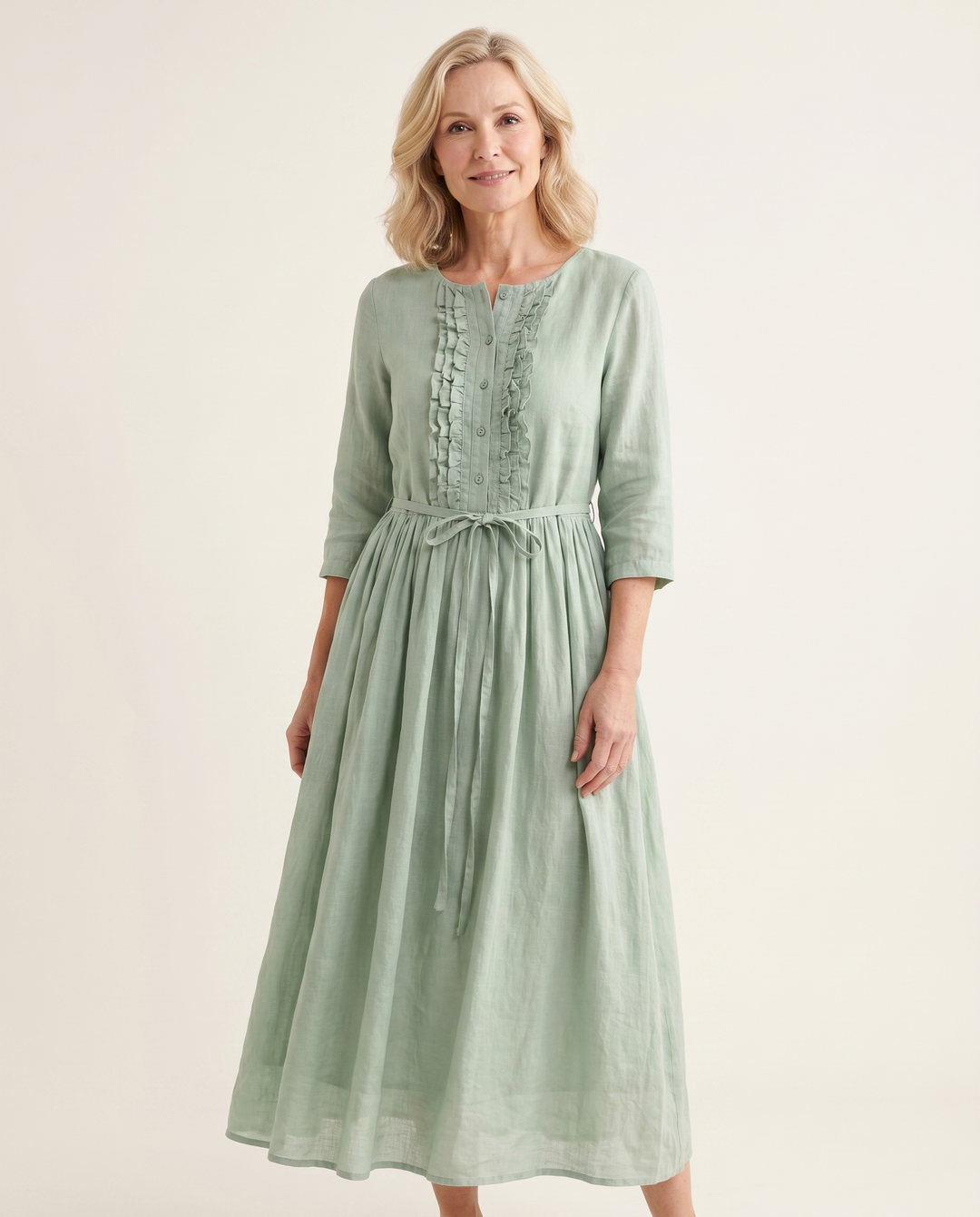 Karynthe dress full-length studio view on model