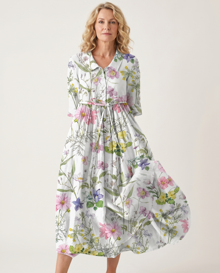 Eryzelle dress full-length studio view on model