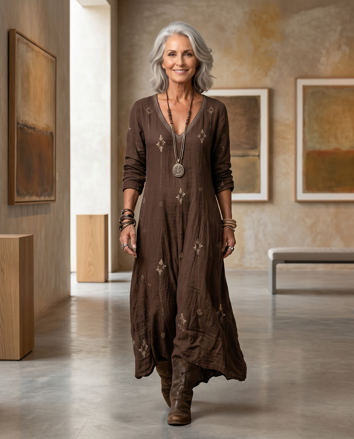 Bea midi dress, editorial