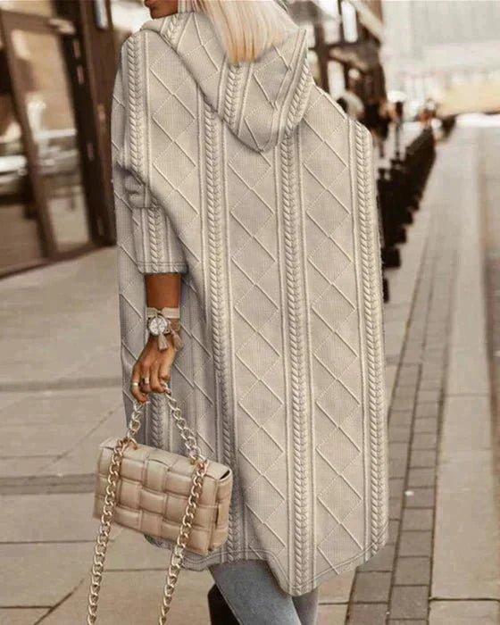 Johani | Extended Length Hooded Cardigan - Alurea & Co.