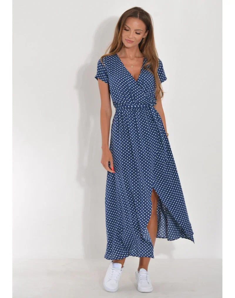 Suzanne - Elegant Dress with V-Neck