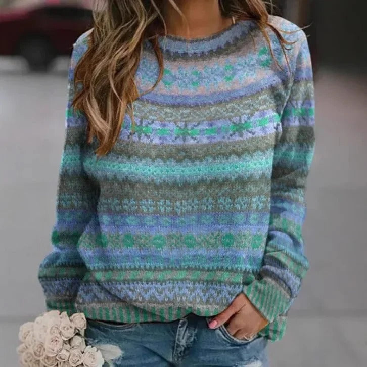 Laura | Retro Winter Sweater - Alurea & Co.