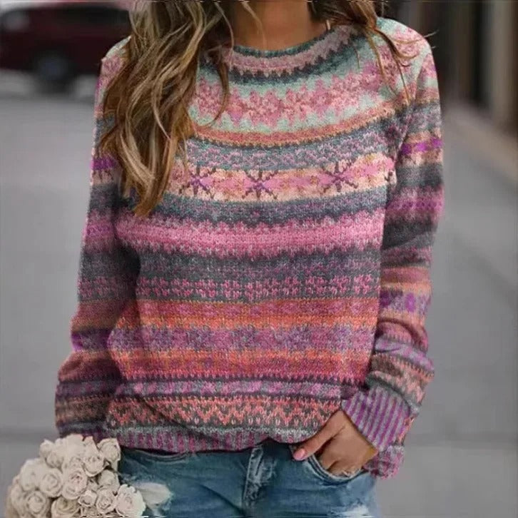 Laura | Retro Winter Sweater - Alurea & Co.