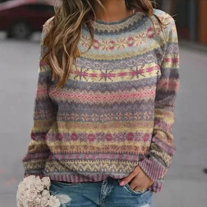 Laura | Retro Winter Sweater - Alurea & Co.