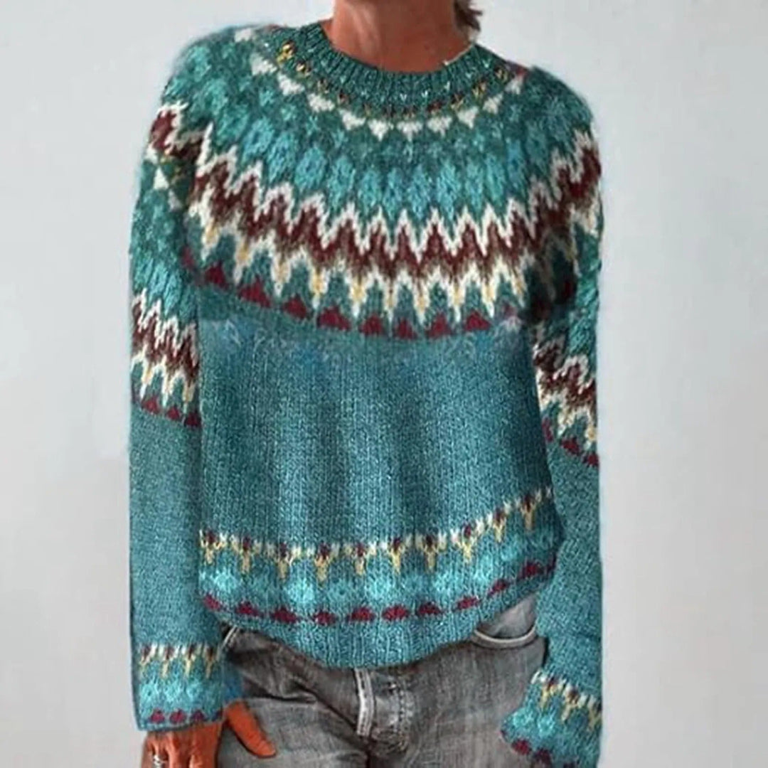 Anna | Retro Winter Sweater - Alurea & Co.