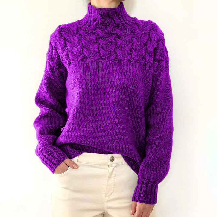 Elena | Warm Knitted Turtleneck - Alurea & Co.
