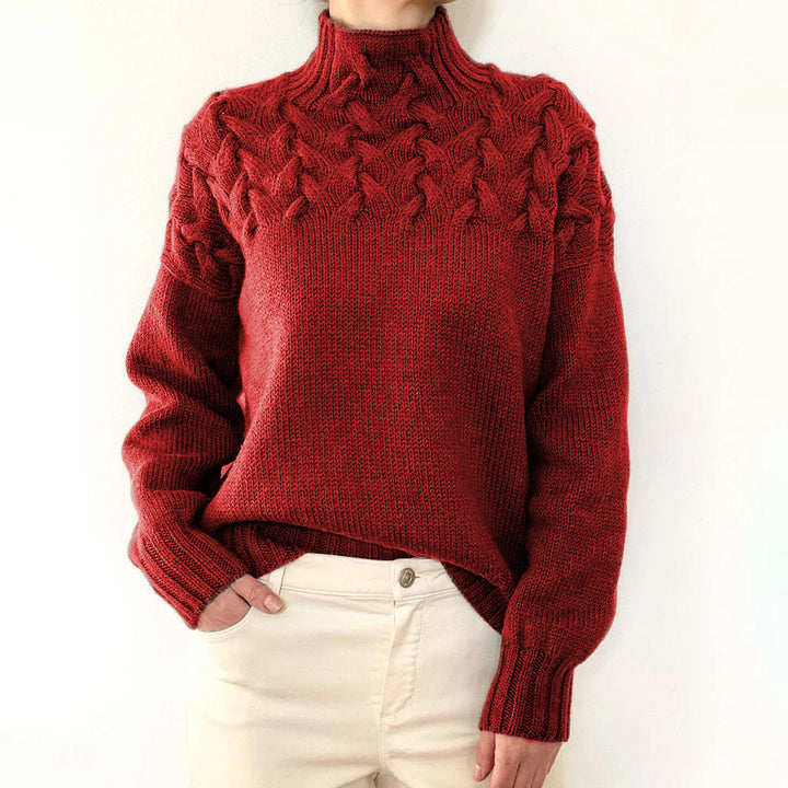 Elena | Warm Knitted Turtleneck - Alurea & Co.