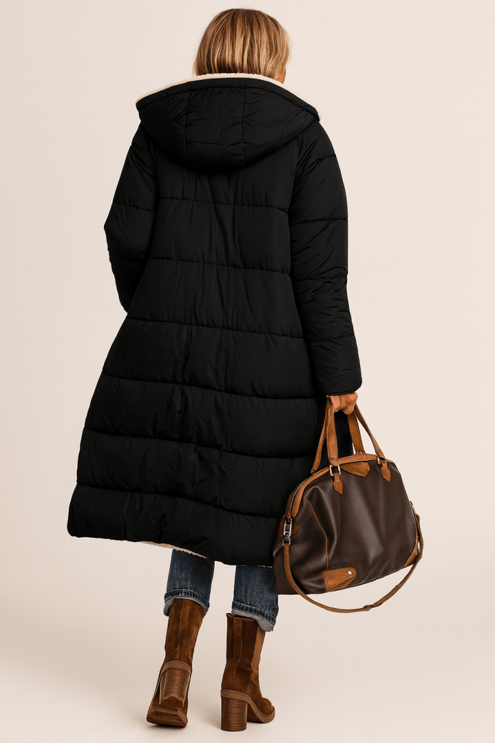 SASHA | SOFT AND  LUSH REVERSIBLE COAT - Alurea & Co.