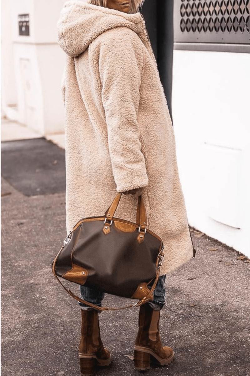 SASHA | SOFT AND  LUSH REVERSIBLE COAT - Alurea & Co.
