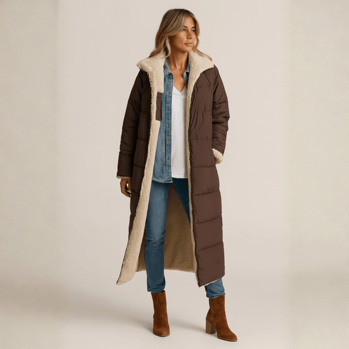 SASHA | SOFT AND  LUSH REVERSIBLE COAT - Alurea & Co.