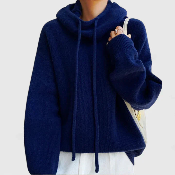 Marie | Cozy Knit Hoodie - Alurea & Co.