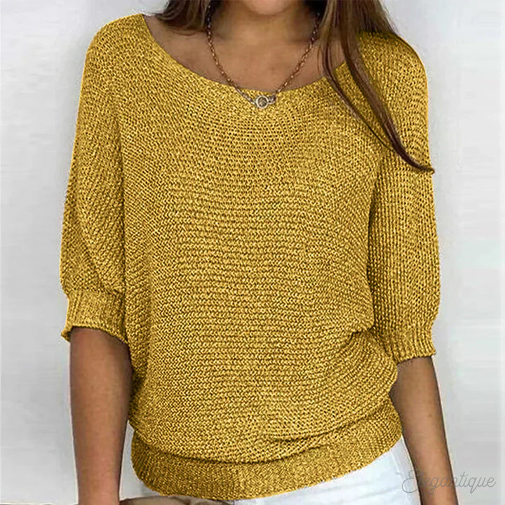 Natalie - Cozy Crew Neck Sweater