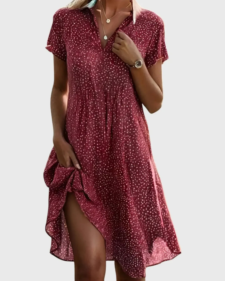 Aurora | Refined & Airy Midi Dress - Alurea & Co.
