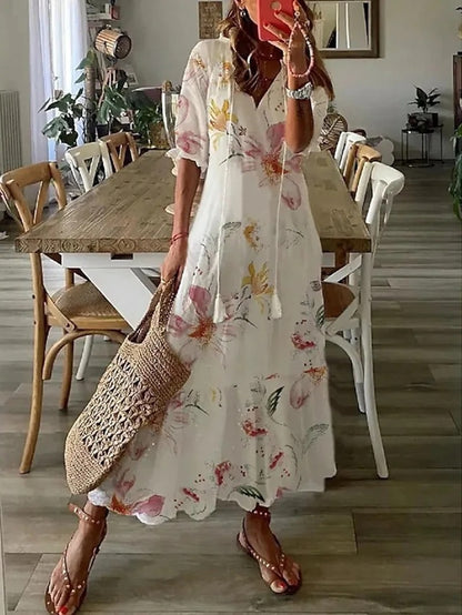 Cassia  | Flattering Floral Dress