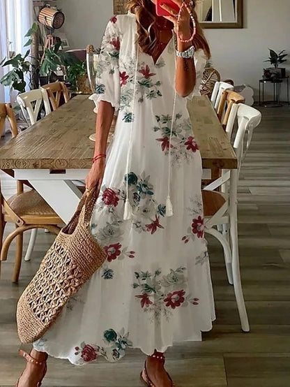 Cassia  | Flattering Floral Dress